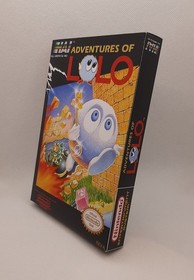 NES - Adventures of Lolo - Box Cover ONLY