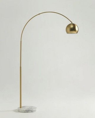 Brightech FL-OLVA-BRS 75-inch Olivia LED Floor Lamp - Antique Brass