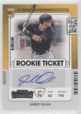 2021 Panini Contenders Rookie Ticket 2 Jared Oliva #163 Auto e6p