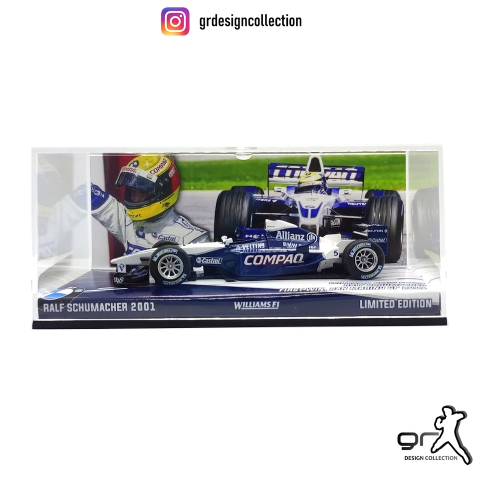 Ralf Schumacher - Williams FW23 - F1 Winner San Marino 2001 GP /Altaya-IXO/ 1:43 - Immagine 2 di 4