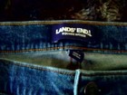 Men's Lands’ End Square Rigger Relaxed Fit Blue Denim Jeans 42 waist 32  Inseam — photo 9