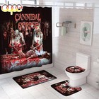Cannibal Corpse Four-Piece Bathroom Set For Fans Set Toilet Seat Mats