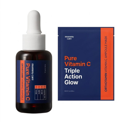  [K Beauty] Mommy Care Orthotamin Vit C Whitening Ampoule 14ml/0.47oz+Mask Pack 