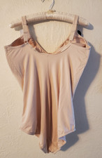 Vintage Subtract Body Suit Shapewear Women Beige 42D No wire 2539