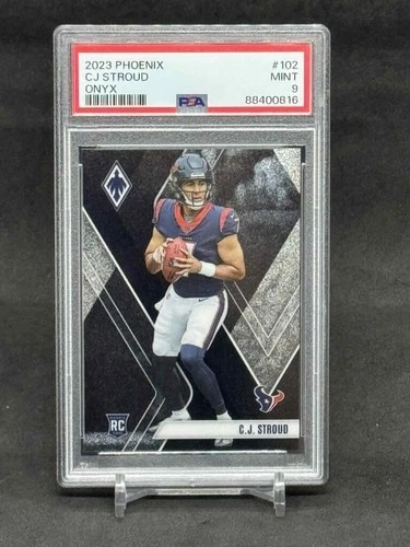2023 PANINI PHOENIX CJ STROUD ONYX RC ROOKIE /5 PSA 9 HOUSTON TEXANS KH