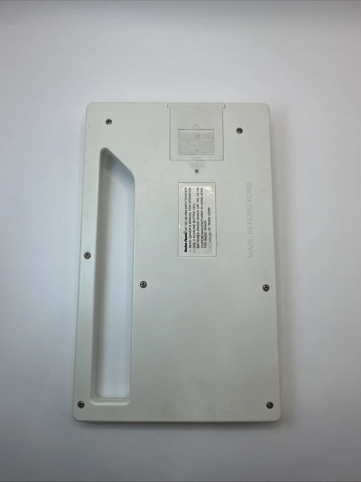 De colección 1980 Radio Shack Matemáticas Profesor LCD Aprendizaje Juguete Funciona Diseño Búho Foto 3 de 4