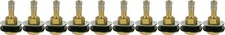 Tr501ov 1-12 Brass Clamp-in Oval Tubeless Tire Truck Valve Stem Pack Of 10