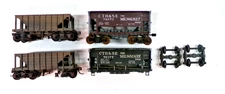 (4) HO gauge ore cars (lot 0024)