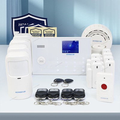HOMSECUR Wireless&Wired 4G WIFI Home Security Alarm System+Pet-Immune/Friendly