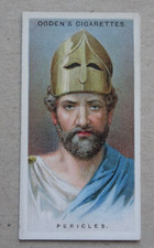 PERICLES  LEADERS OF MEN  OGDENS  1924 ANTIQUE  CIGARETTE CARD