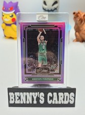 2024-25 Panini One And One Basketball Purple Holo 22/25 Kristaps Porzingis