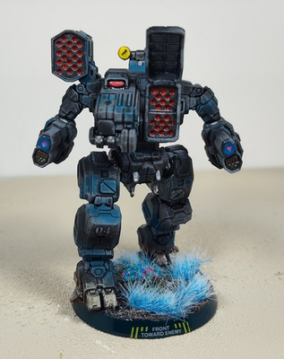 #ad #ad Battletech Pro Painted Hellspawn Mech 3d Printed Miniature 1 160th Scale $65.00