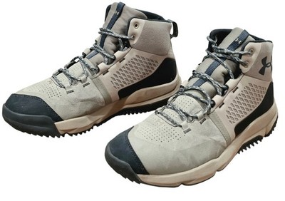 Under Armour UA Verge 2.0 Mid Hiking Boots Mens 10.5 Gray Black Trail Shoes