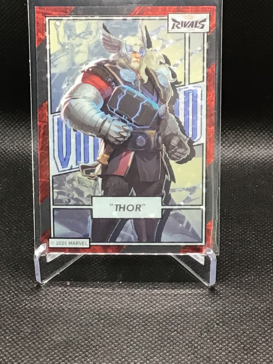2026 Cardfun Marvel Rivals Eternal Glory Thor RED /5 #MR-FR-04 SSP
