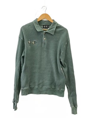 Thug Club Long Sleeve Shirt, Size 2, Cotton, Green, Solid Thug Club Long Sleeve Shirt, Size 2, Cotton, Green, Solid