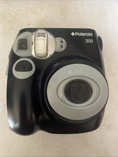 Cámara instantánea Polaroid 300 PIC-300 negra falta batería puerta probada para alimentación