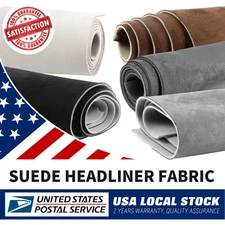 Automotive Suede Headliner Fabric with Foam Backing Car DIY Replacement 60" (W)