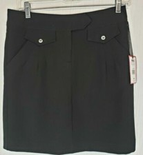 NWT JUN Women's Golf  Everyday Wear Black Skort sz Small W29"