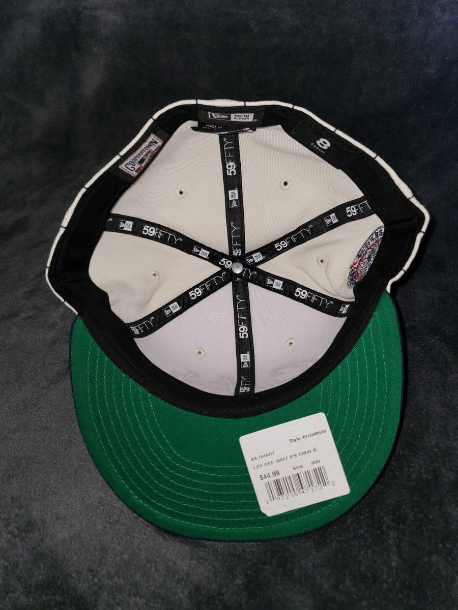 プレイステーション４ NEW ERA 59 FIFTY CHICAGO CUBS PINSTRIPES IVORY BLUE FITTED HAT SZ