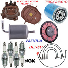 Tune Up Kit Filters Cap Wire Spark Plugs For NISSAN PICKUP L4 2.4L 1996-1997