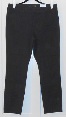 WOMEN'S OLD NAVY GRAY HIGH-WAISTED SPLIT FRONT PIXIE SKINNY PANTS - SIZE 16