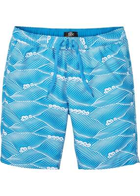 Strand-Shorts Regular Fit Gr. 46 Mittelmeerblau Herren-Bermuda Kurz-Hose Neu*