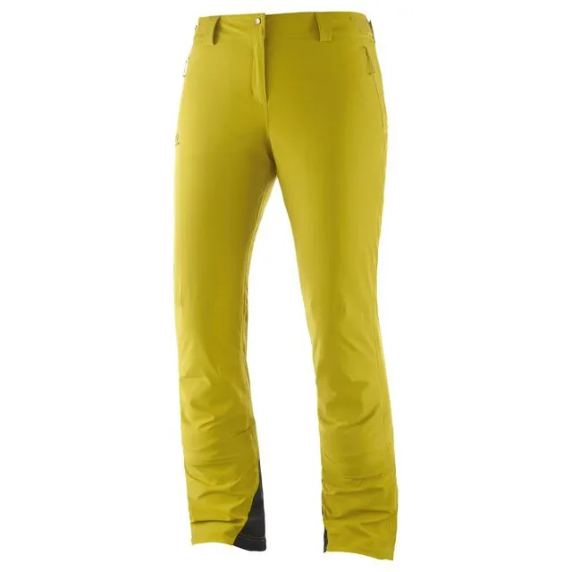 Salomon Pantaloni da Sci Donna Impermeabili Shell Icemania Bavaglino Pantaloni da Neve Taglia M L XL