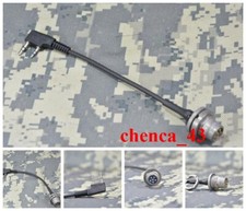 TCA 6-Pin Radio PTT Adapter Cable Compatible with Kenwood for PRC 148/152 Radio