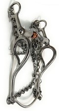 5 1/4" Stainless Steel Charro Saddle Horse Bit, Freno Charro Para Caballo Tack