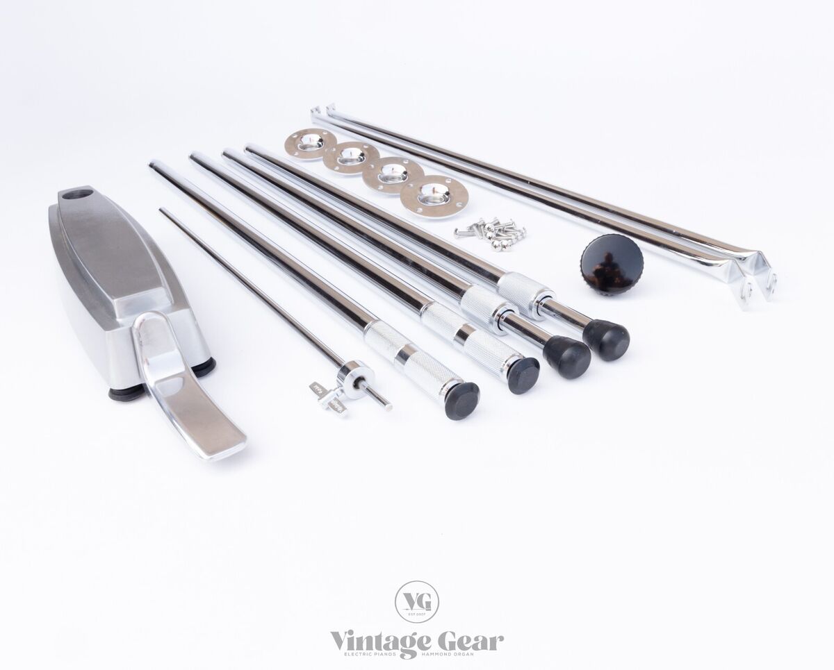 Fender Rhodes Legs Cross bars Knob Aluminum Sustain Pedal Fender Rhodes Legs Cross bars Knob Aluminum Sustain Pedal