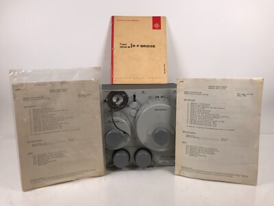General Radio 1606-B RF/R-F Impedance 400 kHz-60 MHz Bridge | eBay