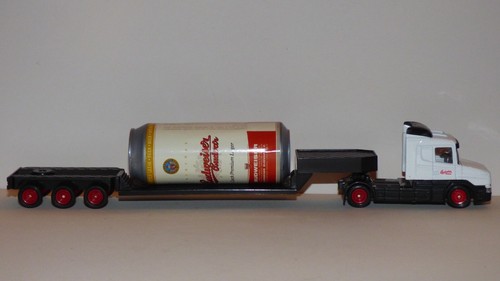 Rarität, 1:87,Scania 124L 400 TL lang mit Dose, Budweiser, Nr. 014, Sammlung - Picture 4 of 6