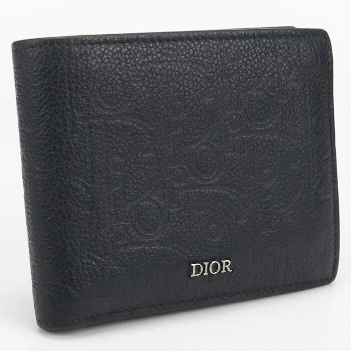 Portefeuille Dior Plié Dior Gravity Portefeuille Plié Cuir Noir Homme