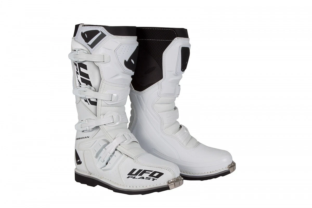 UFO STIVALI MOTOCROSS OBSIDIAN BIANCHI TG. 46 eBay