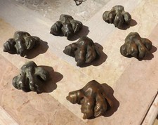 Gruppo di 7 sculture zampe artigli in bronzo epoca '800
