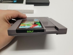 Golf (Nintendo Entertainment System, 1985) NES Black Box Complete CIB Hangtab