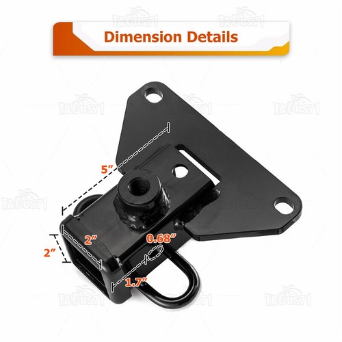 Enganche de remolque para Jeep Gladiator JT 20-21 22 23 24 25 con kit de arnés de cableado - Imagen 3 de 13