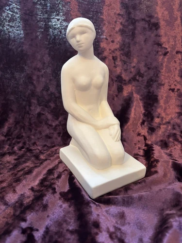 Rookwood Pottery Louise Abel Kneeling Nude Female Figure 6159