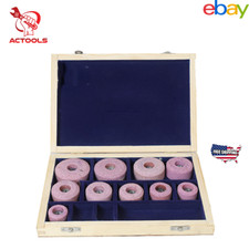 Valve Seat Grinding Stones Set 10 Pcs For Sioux Holder 1116 Thread 80 Grit Usa Valve Seat Grinding Stones Set 10 Pcs For Sioux Holder 1116 Thread 80 Grit Usa