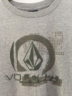 T-shirt pour homme gris avec logo imprimé graphique petite
