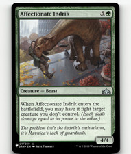 MTG Affectionate Indrik Mystery Booster - Guilds of Ravnica 121/259 Regular...