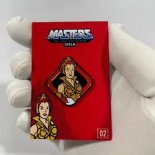 He-man - Teela - Masters of the Universe Enamel Pin (New)