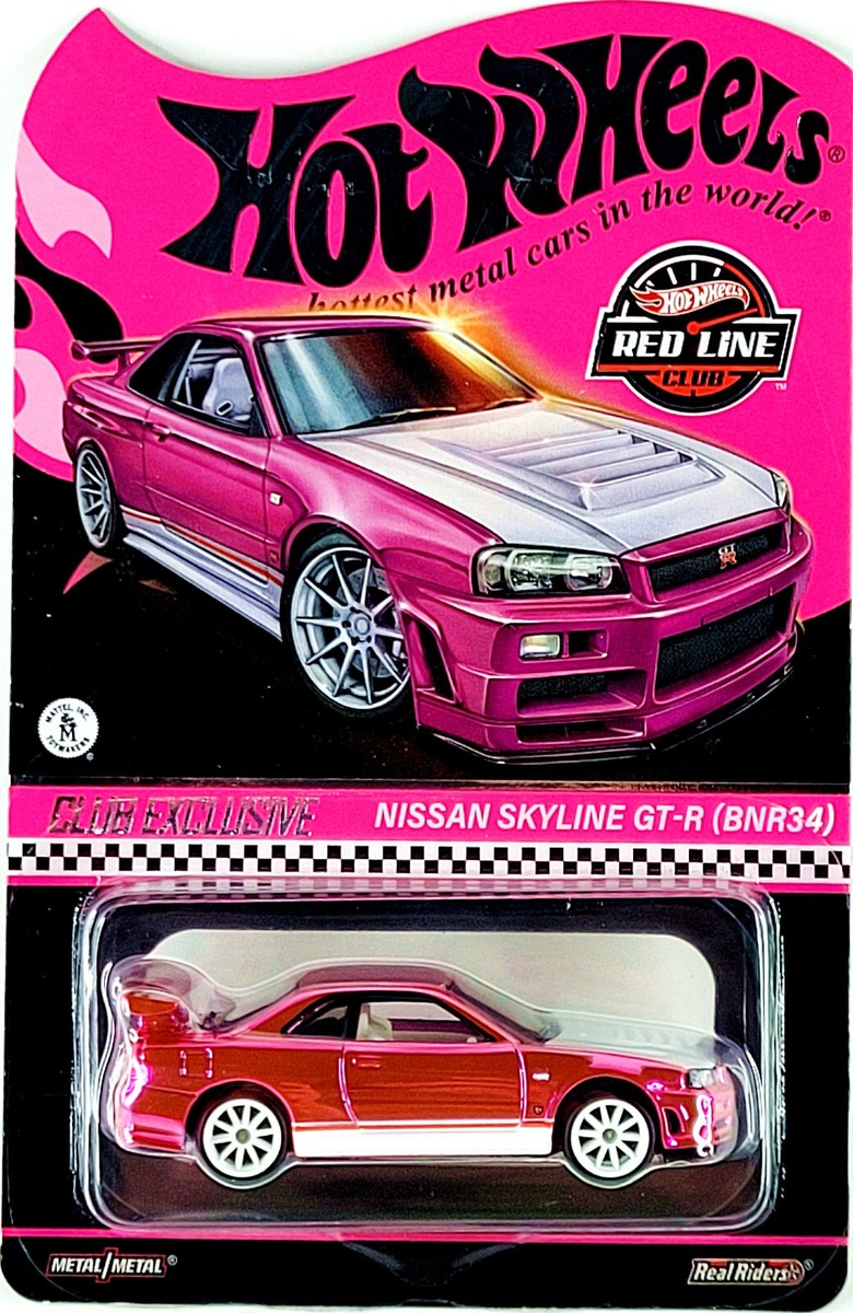 Hot Wheels RLC Exclusive Nissan Skyline GT-R BNR34 🟪 Pink Hot Wheels RLC Exclusive Nissan Skyline GT-R BNR34 🟪 Pink