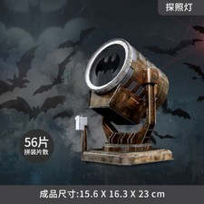 Batman: The Dark Knight 3D Batman Bat Signal Toy Model Unassembled Gifts Light