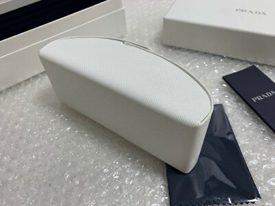 Prada Case Sunglasses Eyeglasses Hard White Glasses Magnetic