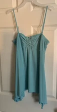 Ladies Size Large Blue Flow-y Tank Top