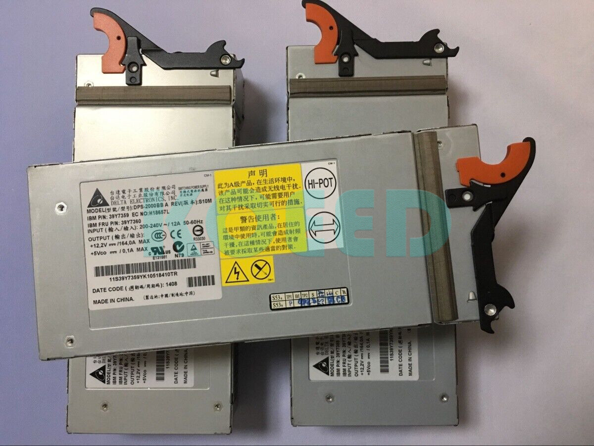 1PCS USED IBM 39Y7359 2000 Watt BladeCenter Server Power Supply
