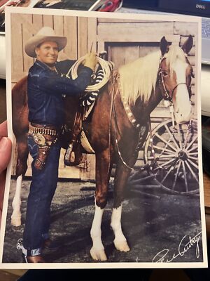 Gene Autry PUBLICITY PHOTO 8x10 Color Glossy #4 | eBay
