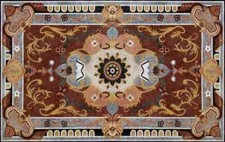 ATTRACTIVE HOME RUG  Flower Mosaic New Style Home D cor Rug  Marble Mosaic