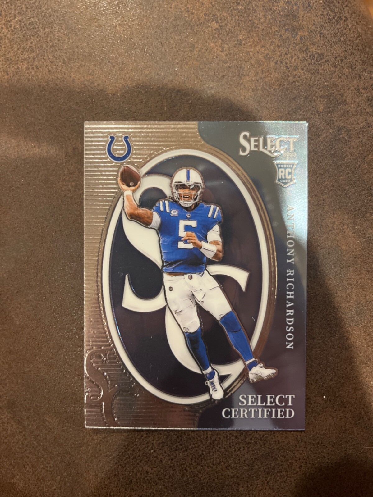 2023 Select Anthony Richardson RC Rookie Select Certified #CRO-ARI Colts